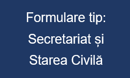 Secretariat și Starea civilă